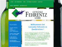 Tablet Screenshot of fehrentz.de
